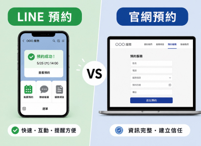 LINE 預約 vs 官網預約，哪個比較適合店家？